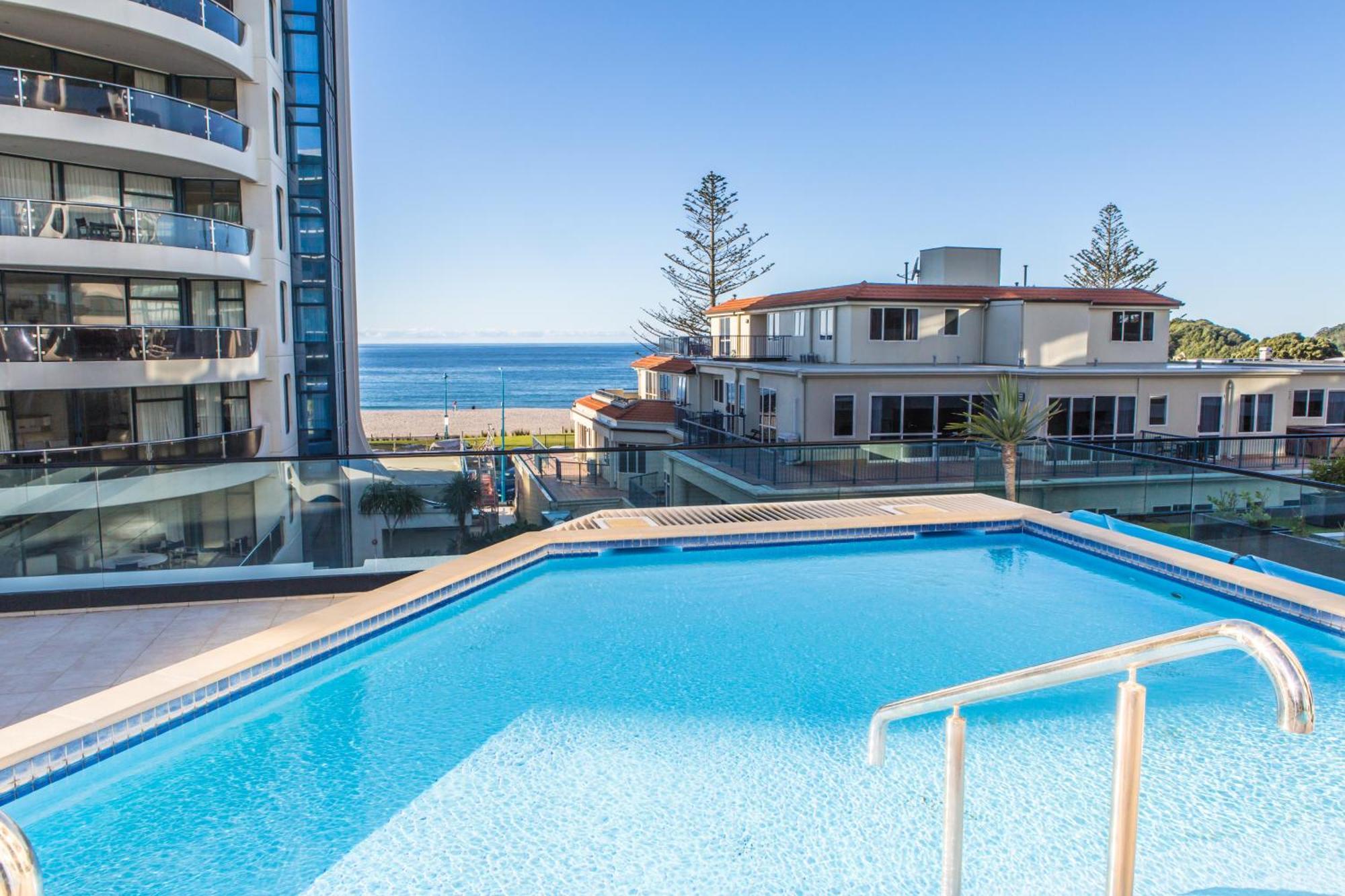 Ferienwohnung Seaside At Eleven Mt Maunganui Mount Maunganui Exterior foto